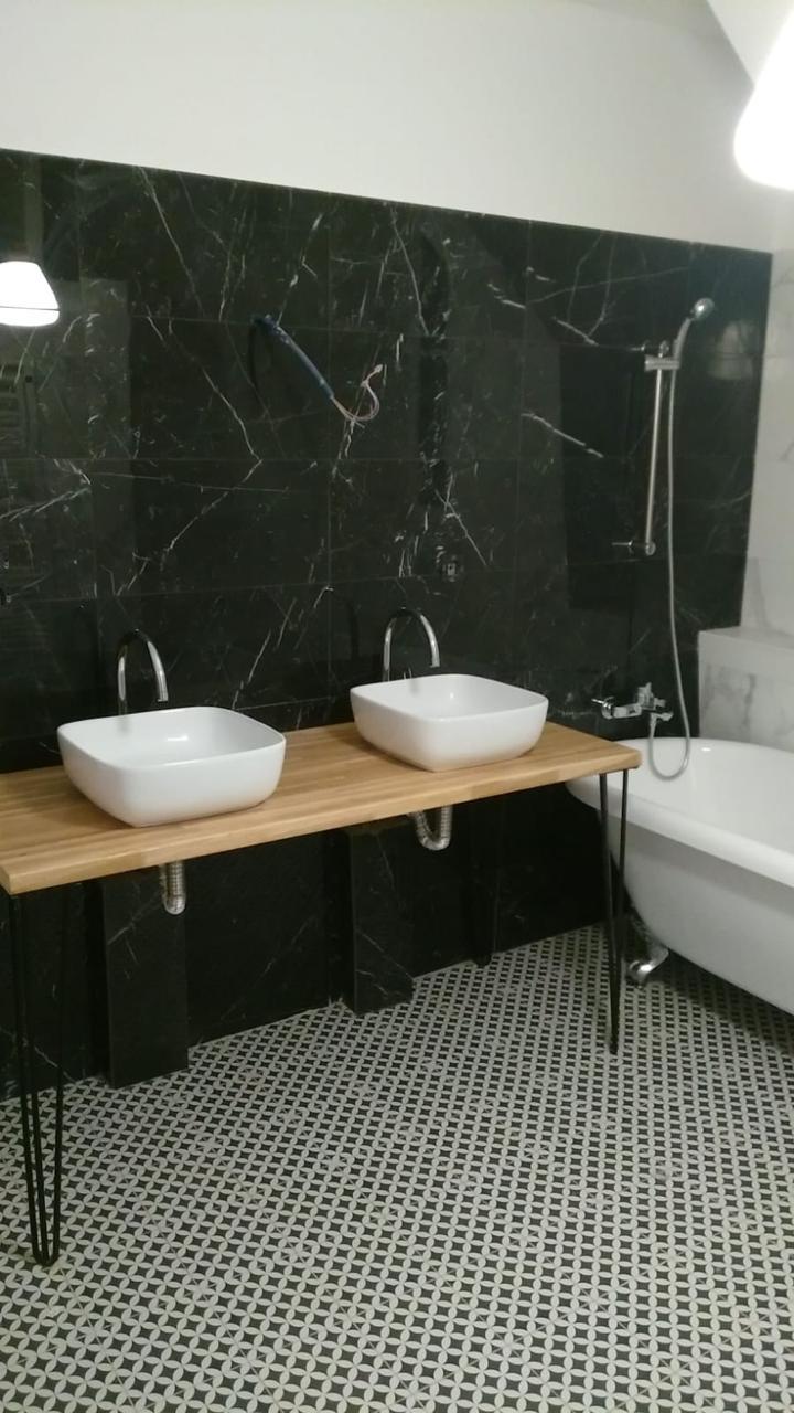 Espace lavabo après rénovation